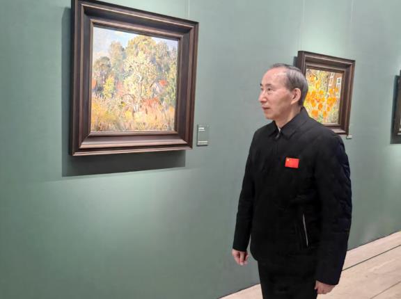 龙宇翔出席“艺术与生命——瓦列里·列德涅夫油画作品展”