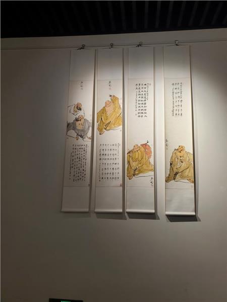墨韵禅心绘乡情：孙伟悬针篆与王林禅意画双人展的艺术审视