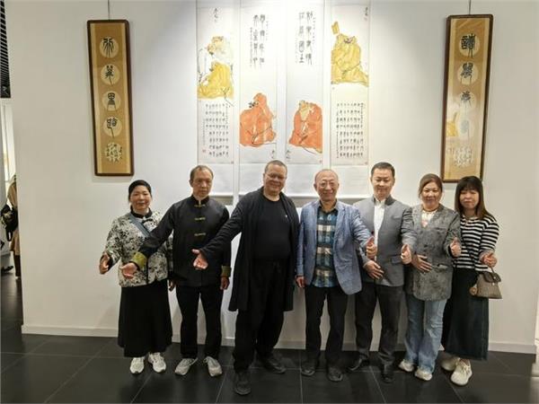 墨韵禅心绘乡情：孙伟悬针篆与王林禅意画双人展的艺术审视