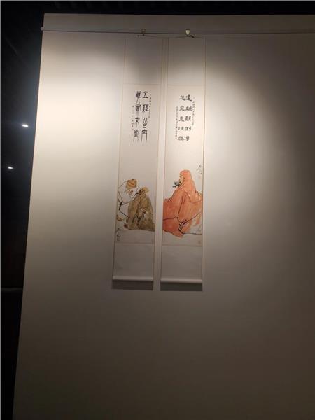墨韵禅心绘乡情：孙伟悬针篆与王林禅意画双人展的艺术审视