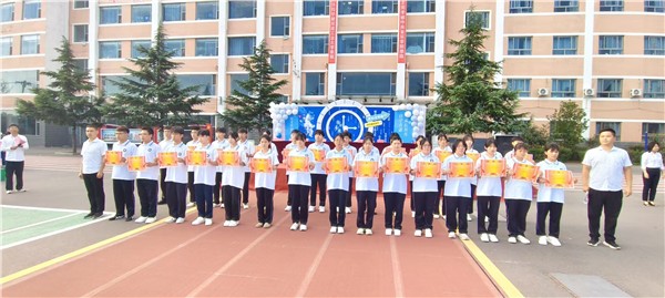 记殷都区育才实验学校开学典礼