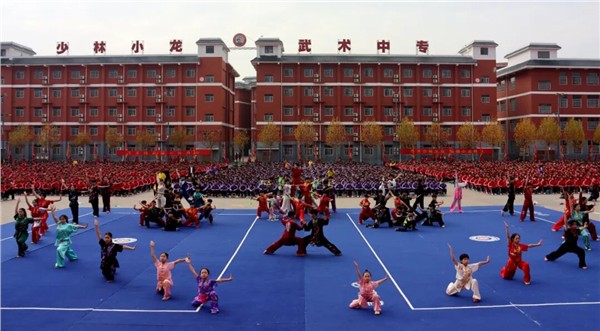 青春似火燃赛场 武韵飞扬展风华——少林小龙武校第77届运动会盛大启幕