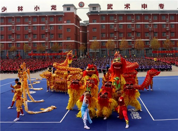 青春似火燃赛场 武韵飞扬展风华——少林小龙武校第77届运动会盛大启幕