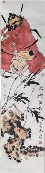 清风正气出钟君——赏画家养林国画竹林钟馗系列