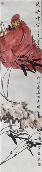 清风正气出钟君——赏画家养林国画竹林钟馗系列