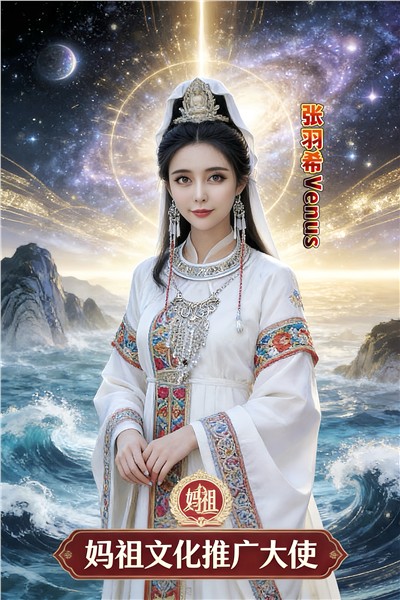 著名爱国港星、中国国际新闻杂志社副社长张羽希受聘妈祖文化推广大使