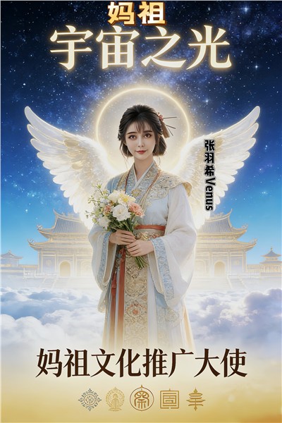 著名爱国港星、中国国际新闻杂志社副社长张羽希受聘妈祖文化推广大使