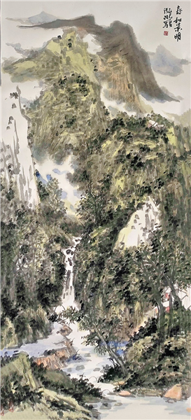 _IBK_图片3.png 水墨与道家哲思的混响:论中国国际新闻杂志社书画传播院智库专家张羽的山水艺术与书画风格