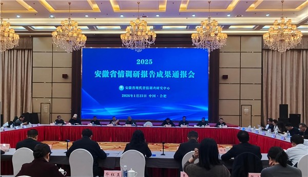 2025“安徽省情调研报告成果通报会”在合肥召开