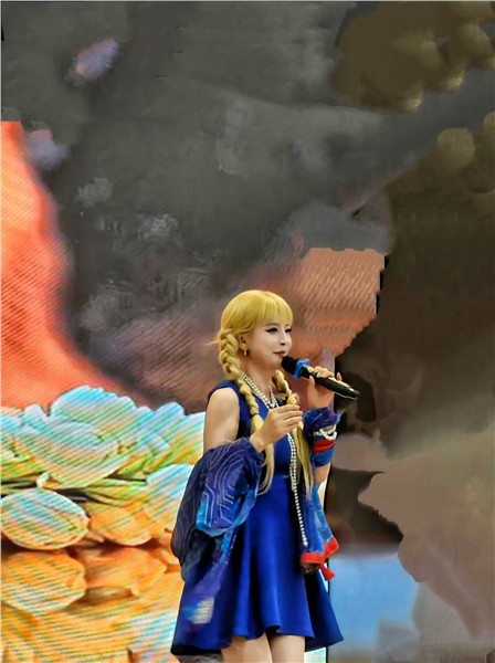 爱国港星、中国国际新闻杂志社副社长张羽希（Venus）获邀出席国际警察协会香港分会春茗晚宴 蓝衣致敬警队 以歌传递爱国爱港情怀