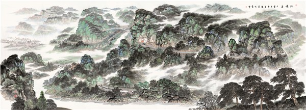 巍巍太行情——访著名山水画家秦保家和他的太行山水画