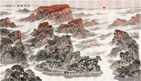 巍巍太行情——访著名山水画家秦保家和他的太行山水画