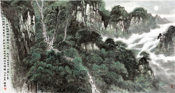 巍巍太行情——访著名山水画家秦保家和他的太行山水画