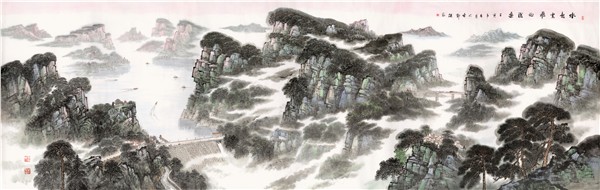 巍巍太行情——访著名山水画家秦保家和他的太行山水画