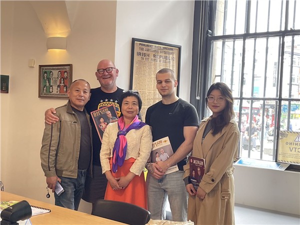 陈秋梅会晤都柏林政要Daithí&nbsp;Doolan，中欧文化交流迈入新阶段