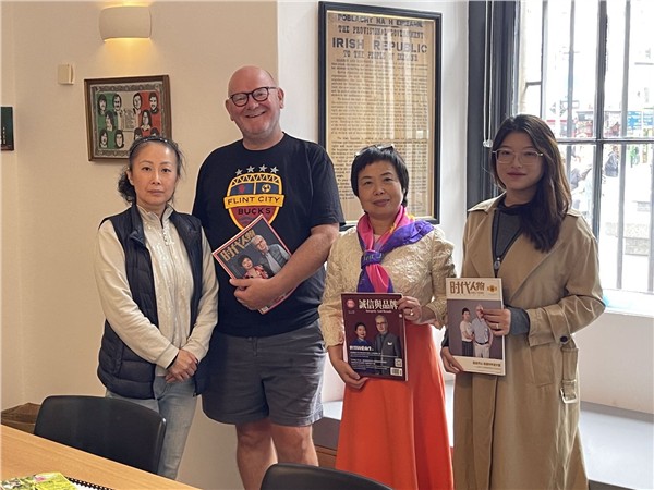 陈秋梅会晤都柏林政要Daithí&nbsp;Doolan，中欧文化交流迈入新阶段